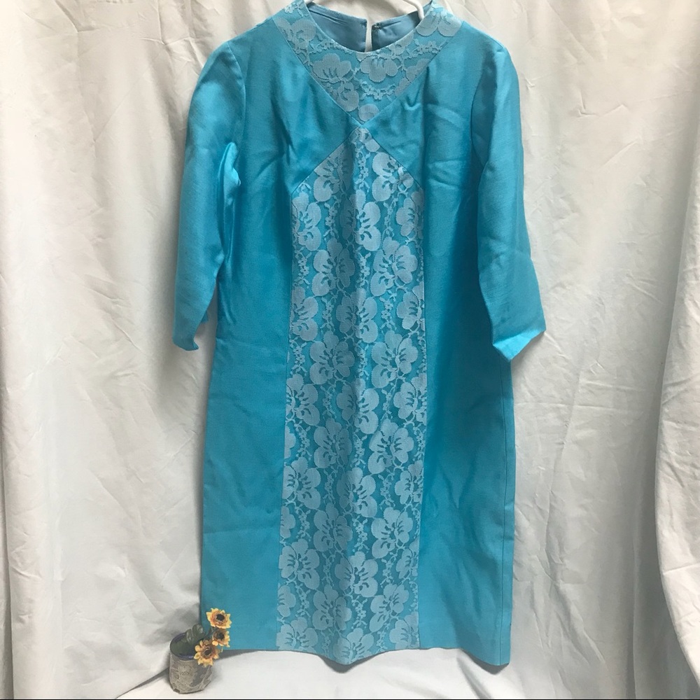 Vintage Plus Size Elegant Miss of CA Lace Dress